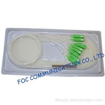 PON Mini Tube Fiber Planar lightwave circuit splitter with